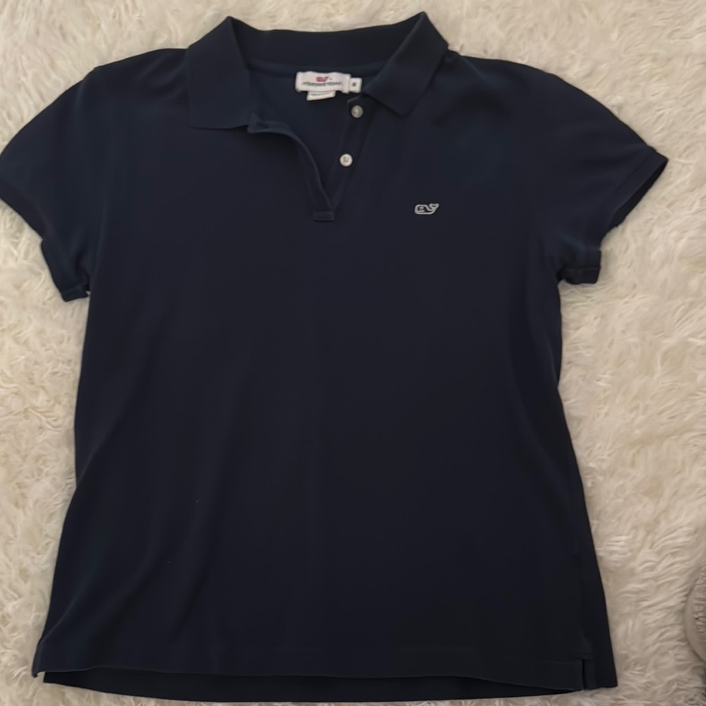 Vineyard Vines Women's Navy Polo Shirt